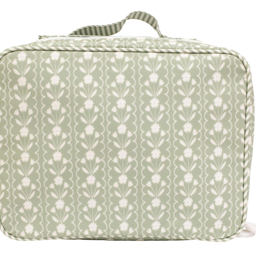 The Lunchbox in Sage Floral