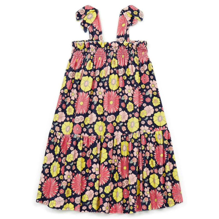 BONTON Retro Fleur Terrycloth Dress