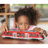 Dickie Toys: City Train - Red & White - Trackless Train Vehicle Toy