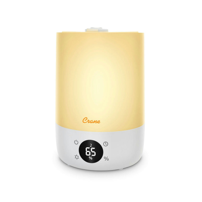 Top Fill Cool Mist Humidifier, 1.2 Gallon with Sleep Support Light & Essential Oil Tray