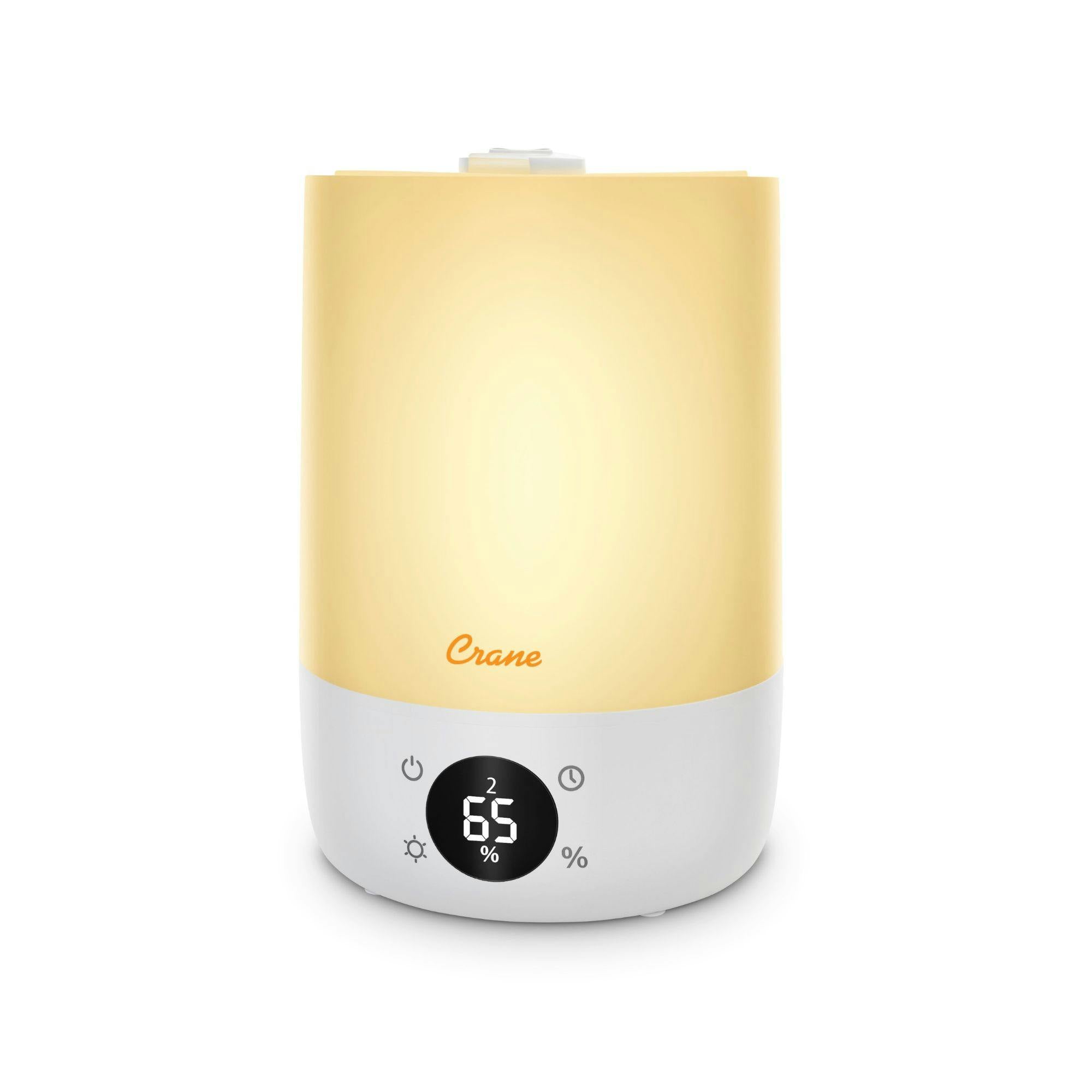 Top Fill Cool Mist Humidifier, 1.2 Gallon with Sleep Support Light & Essential Oil Tray