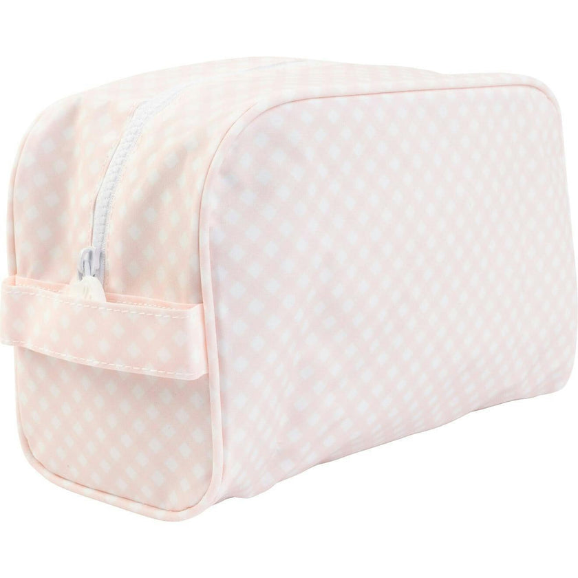 The Dopp Kit in Pink Gingham