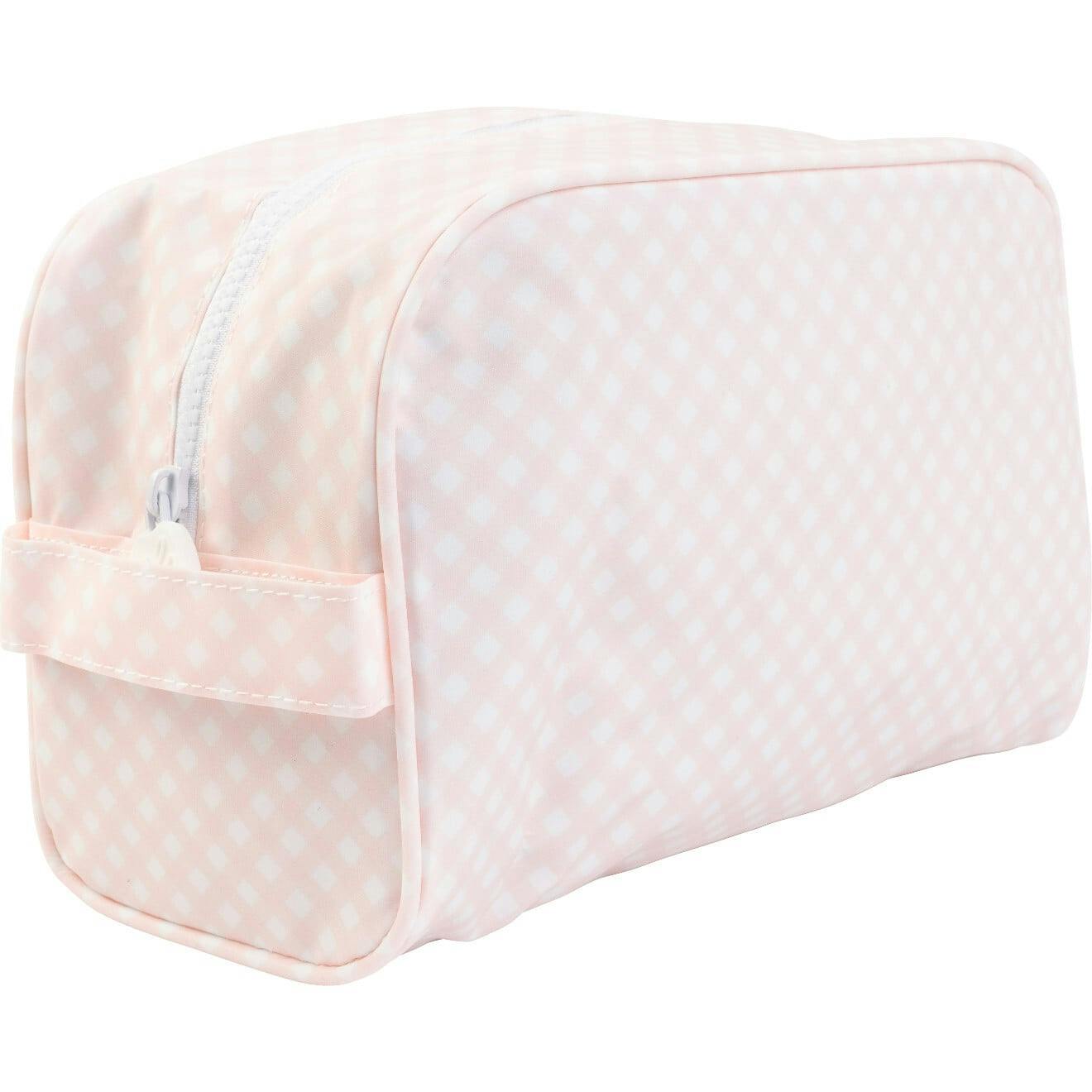 The Dopp Kit in Pink Gingham