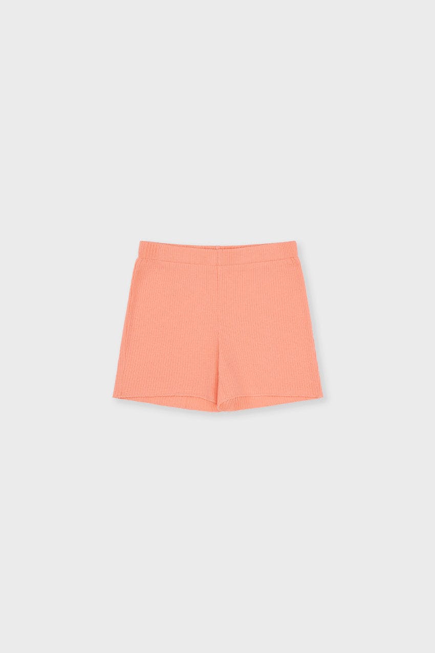 Organic Cotton Ribbed Short