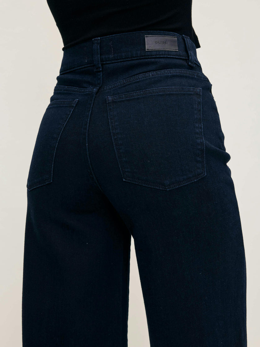 Hepburn Wide Leg Petite High Rise 25" Jeans | Flatiron