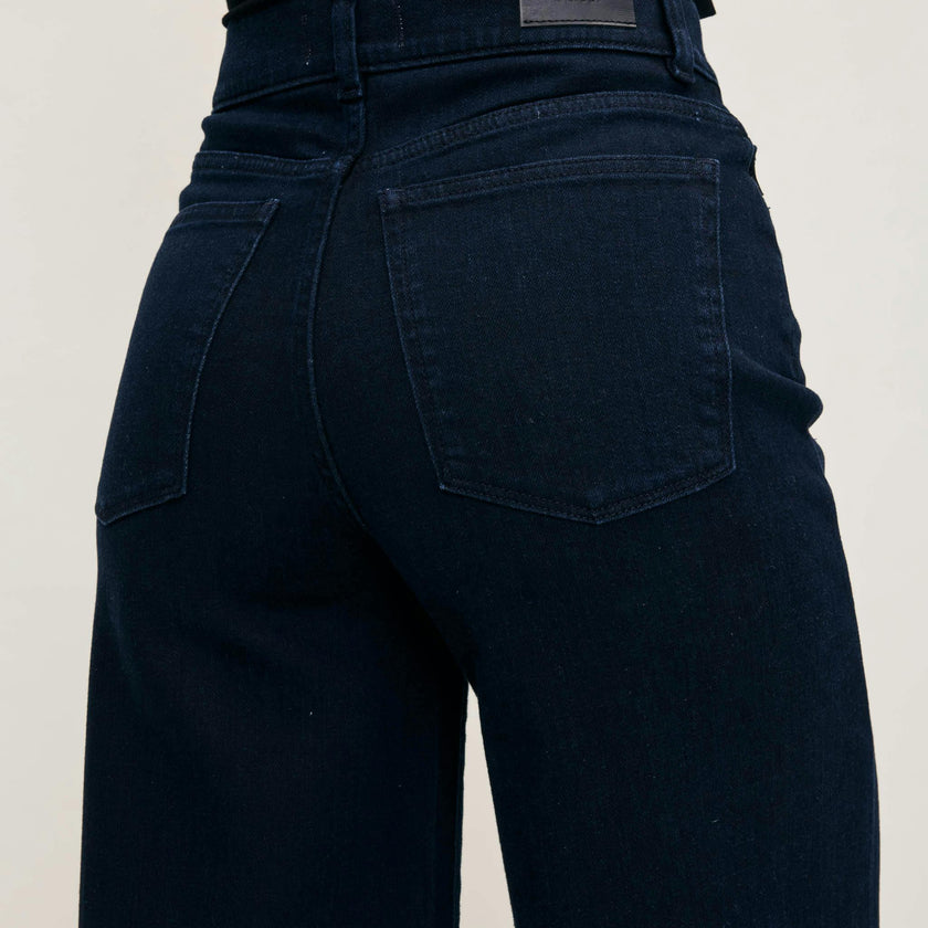 Hepburn Wide Leg Petite High Rise 25" Jeans | Flatiron