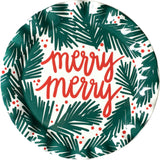 Balsam and Berry Ruffle Round Platter