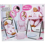 Lissi Baby Doll 6-in-1 Convertible Highchair Play Set Doll Accessory