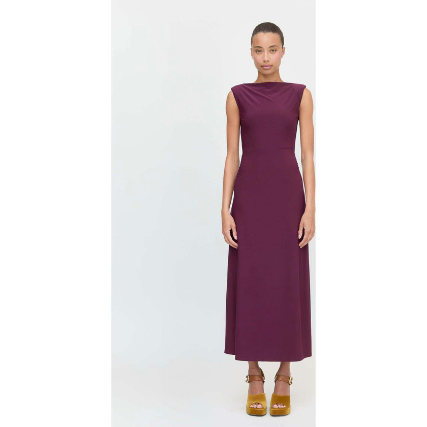 The Sloane Dress - Aubergine