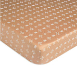 Kendi Copper Dash Cotton Fitted Crib Sheet