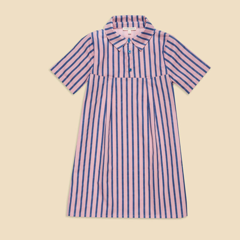 Shirtdress in Blue Note Stripe