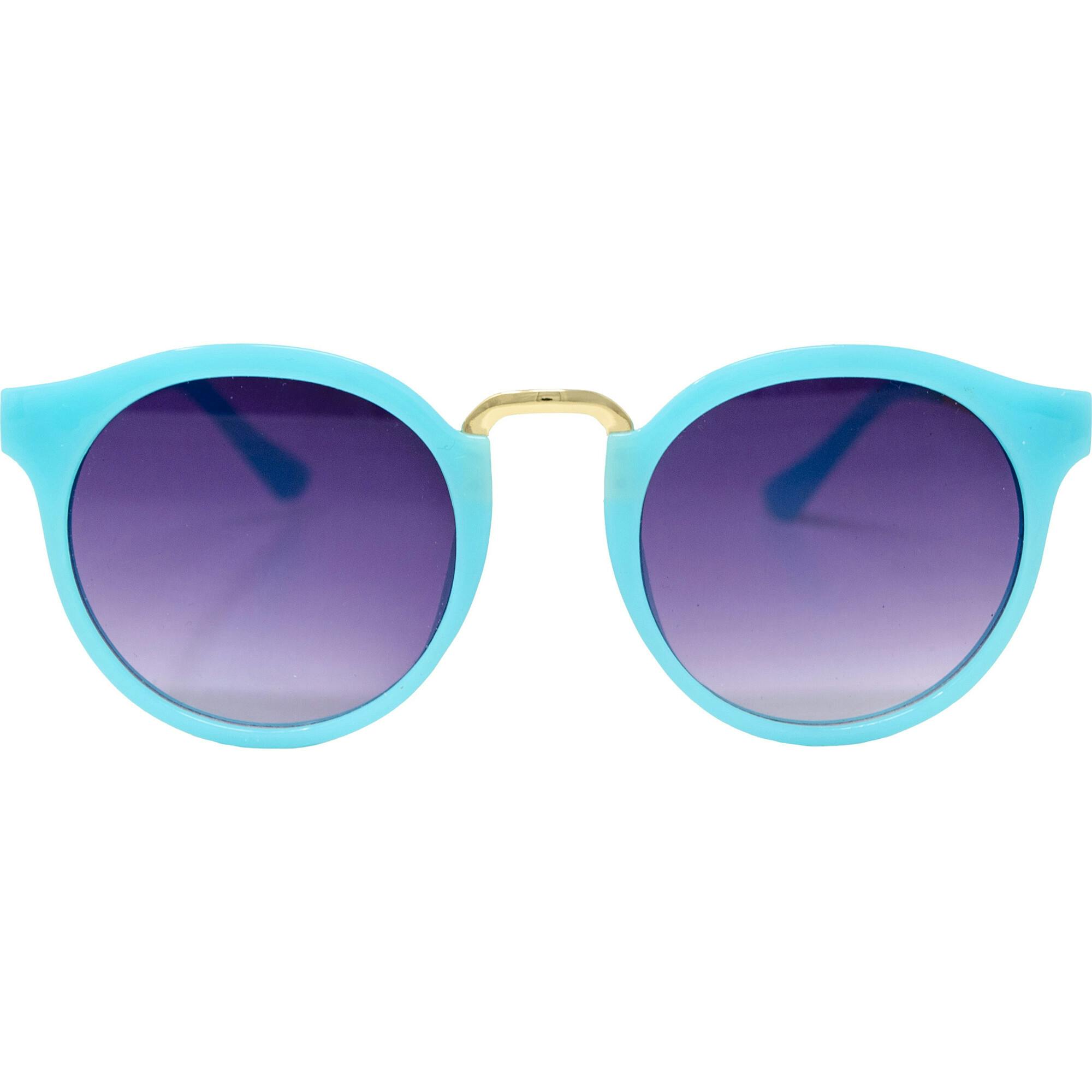 Teal Retro Sunglasses