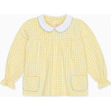 Yellow Check Sol Baby Shirt