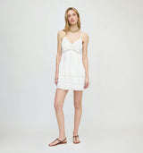 The Marin Mini Dress - White Voile