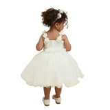 White Rose Campanula Dress