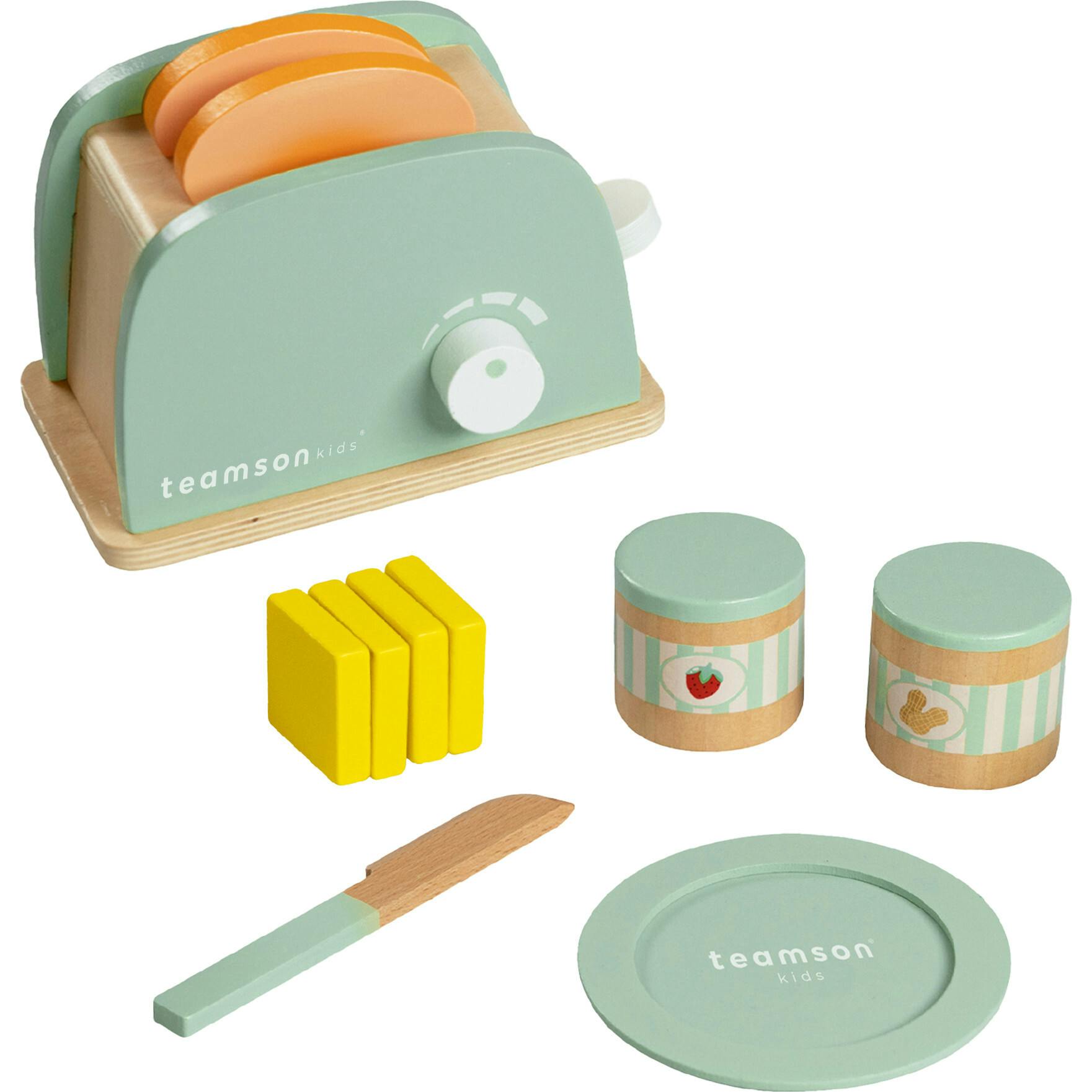 Little Chef Frankfurt Wooden Toaster Play Kitchen Accessories