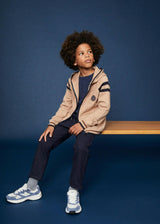 The Navy Flannel Jogger Trousers