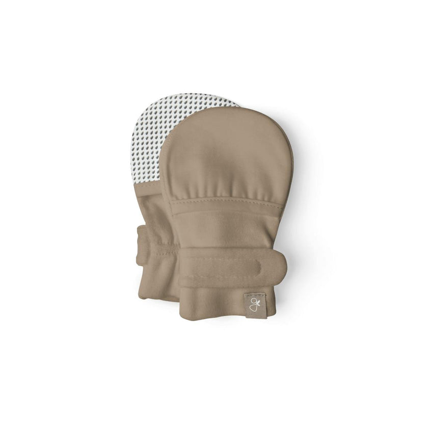 STAY ON MITTS | SANDSTONE — Bamboo Organic Cotton Blend