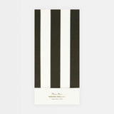Black Striped Tablecloth