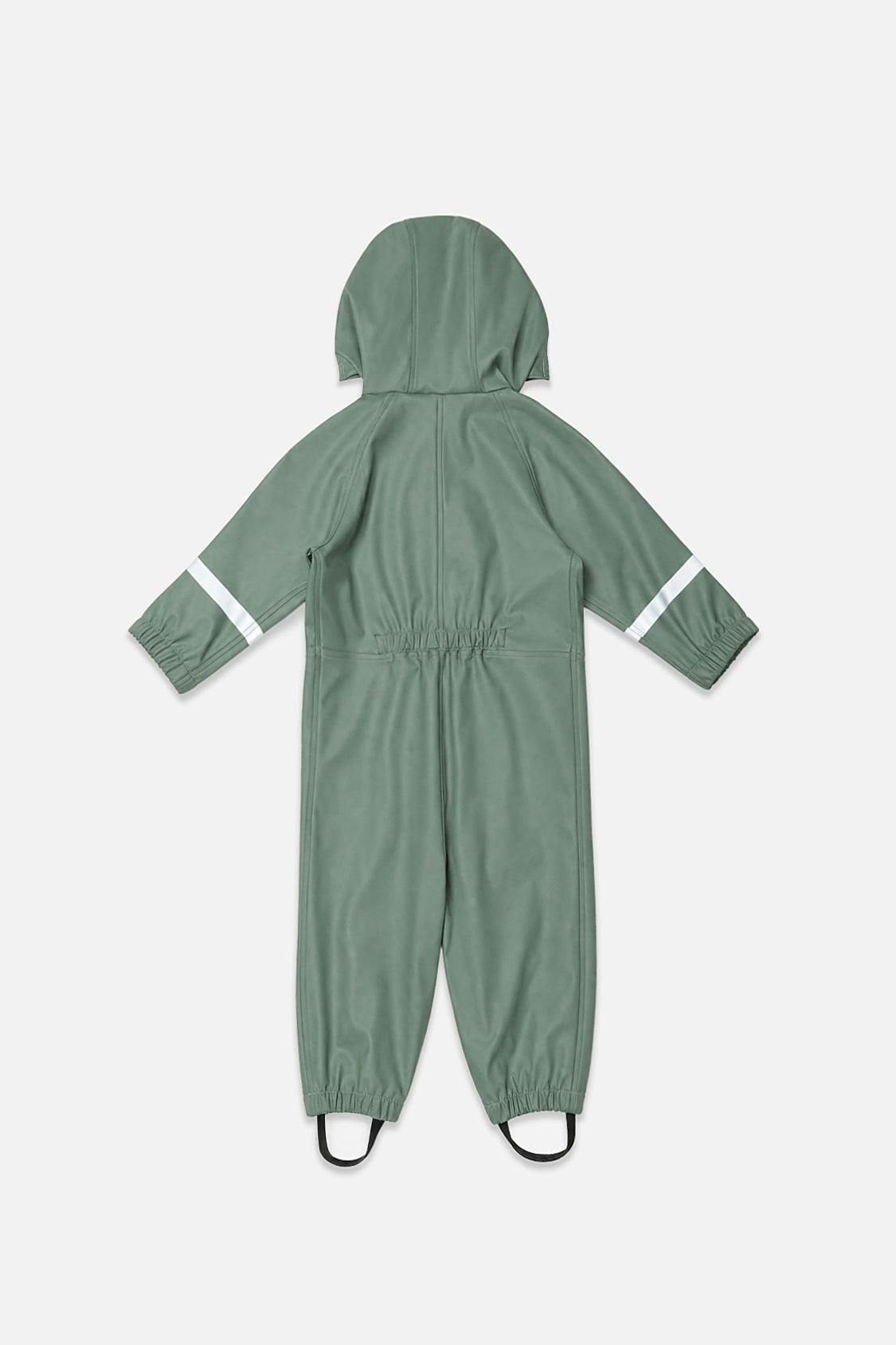 Baby Rain One Piece Sage Green
