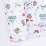 Home Run Baseball - 2 Way Zipper Footie & Swaddle