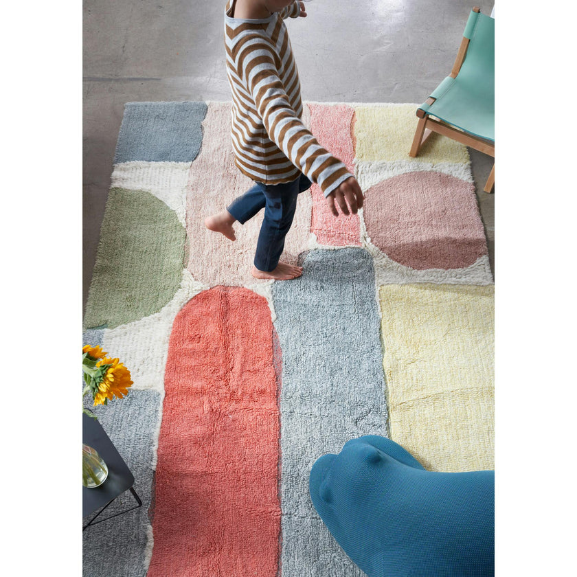 Abstract Woolable Rug