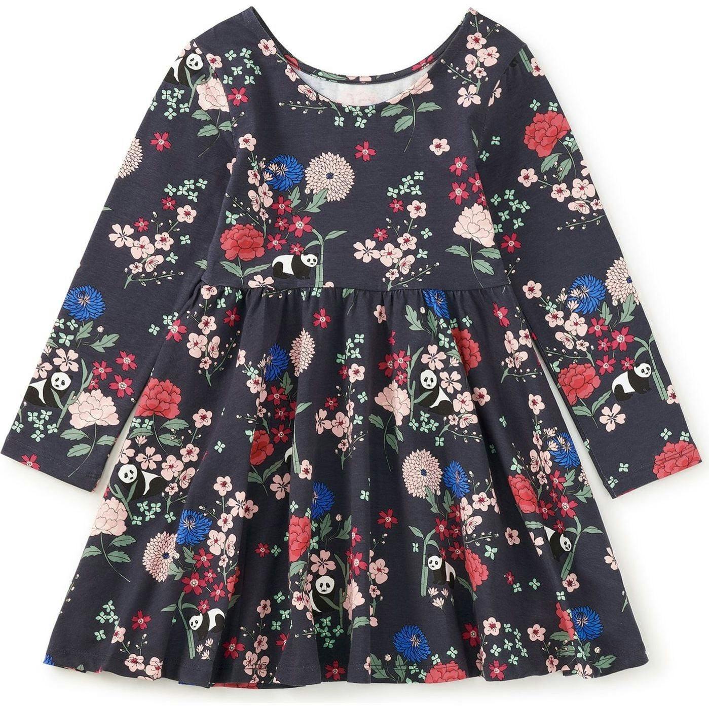 Printed Ballet Dress, Blue