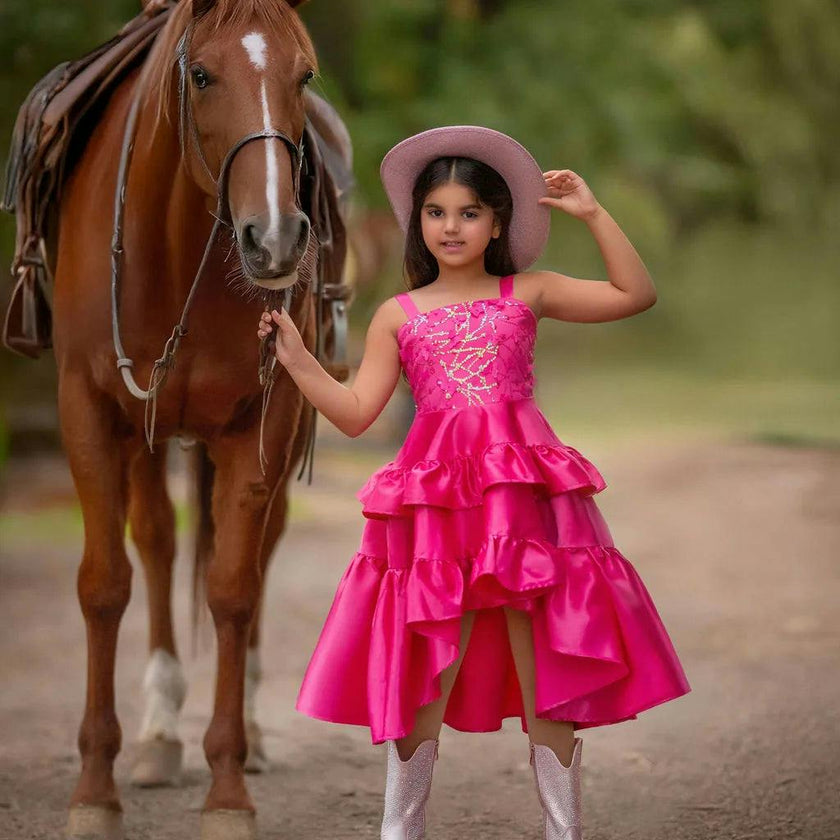 Wildflower Cowgirl Ruffle Dress