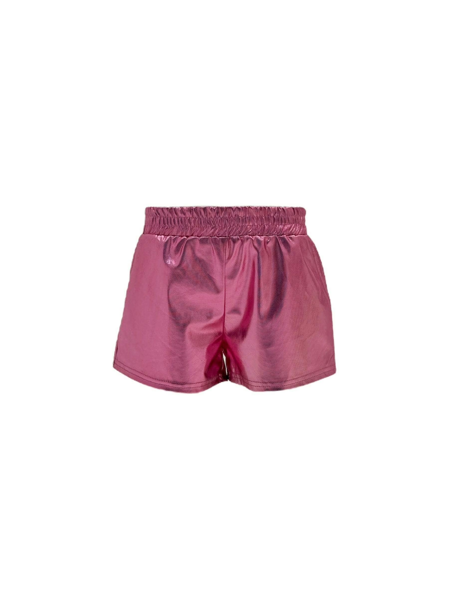 Metallic Track Shorts Blue