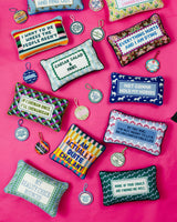 Reality Check Needlepoint Pillow