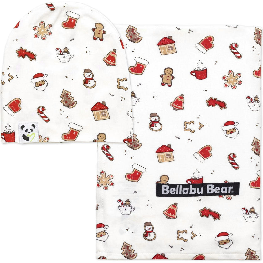 Sugar Cookies Bamboo Swaddle & Beanie Set