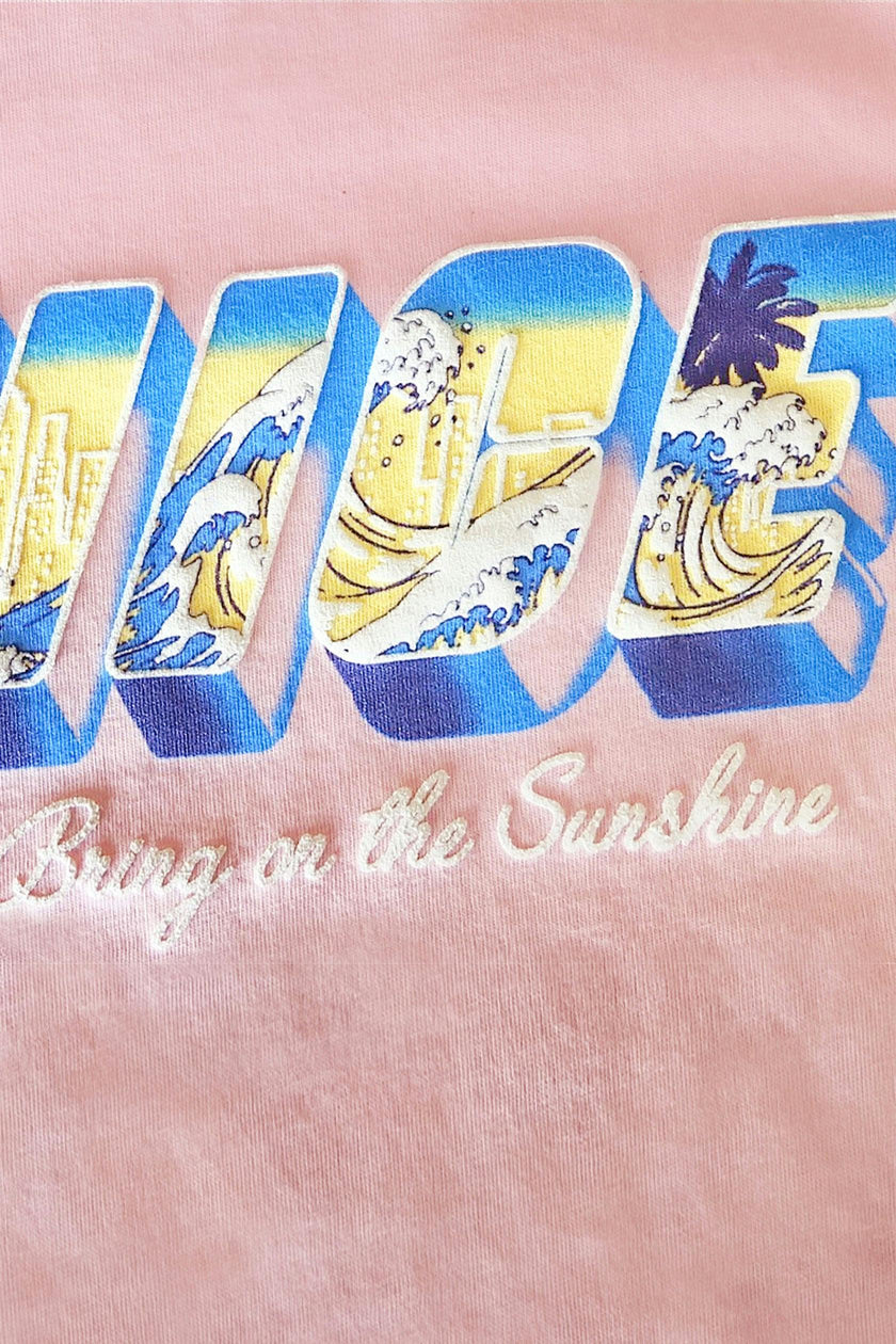Kids' Pink Venice T-shirt-Unisex