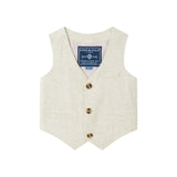 Infant Short Sleeve Buttondown Bowtie Vest Set