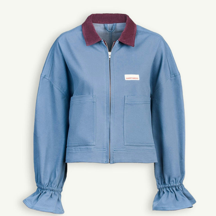 women's denim jacket - stone blue