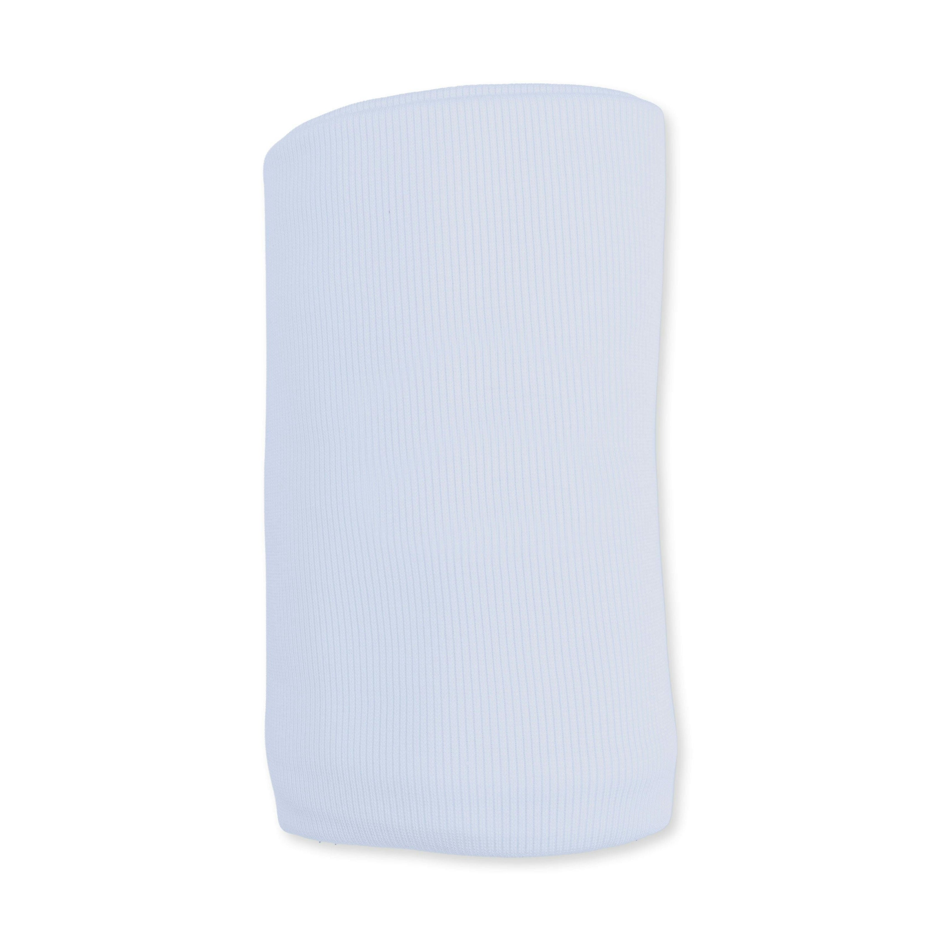 Solid Sheer Blue Rib - Swaddle Blanket