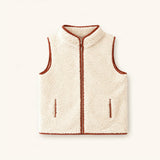 Boys' Sherpa Vest with Red Dino
