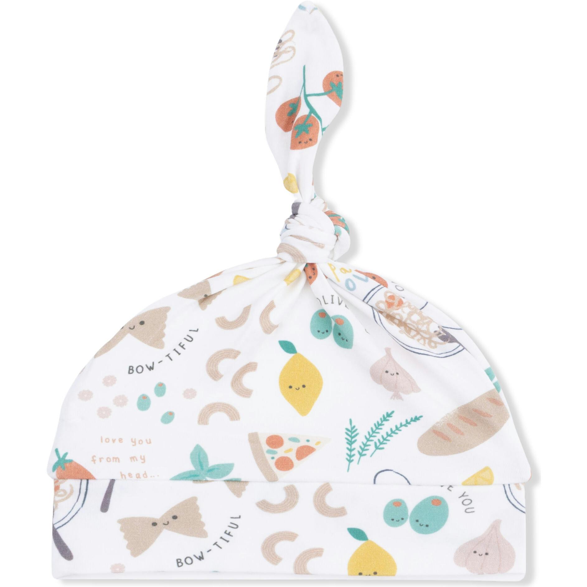 Pasta Lovers - Lap Shoulder Gown & Knotted Hat