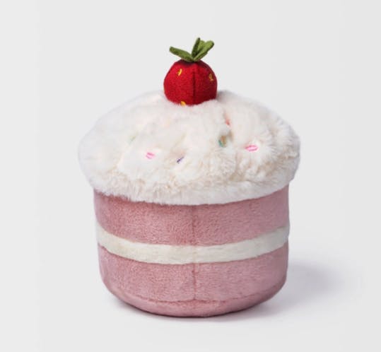 McHugs Strawberry Cake Weighted Plush 18cm