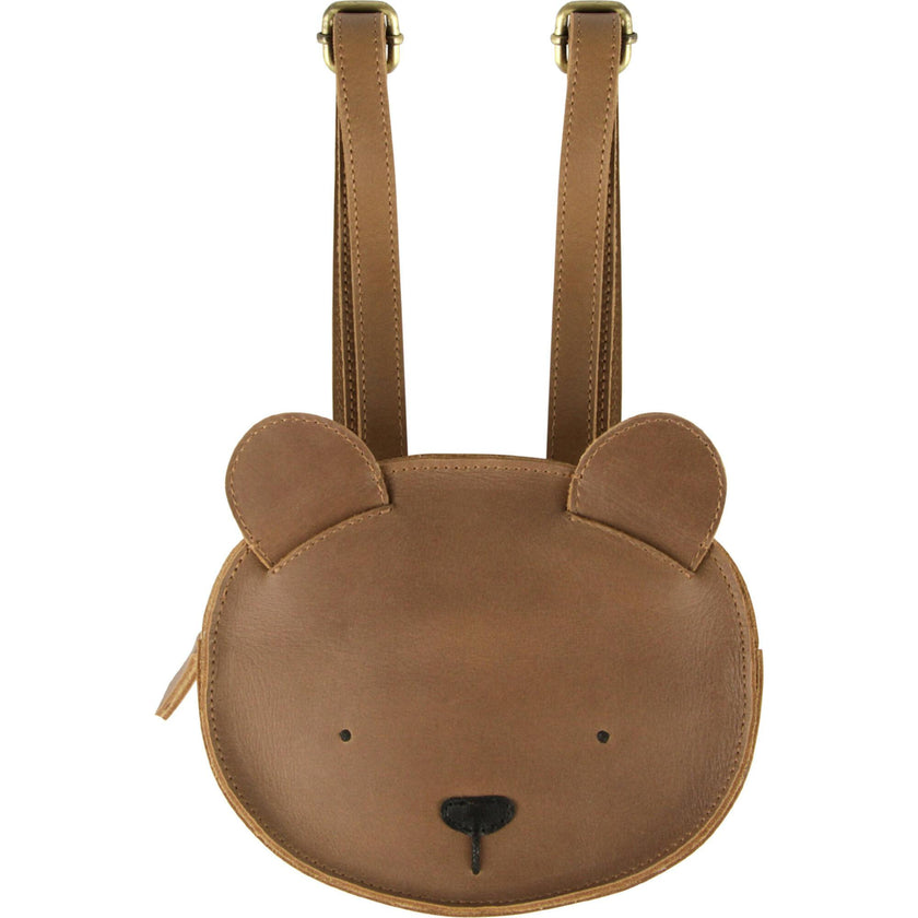 Kapi Classic Leather Backpack | Bear