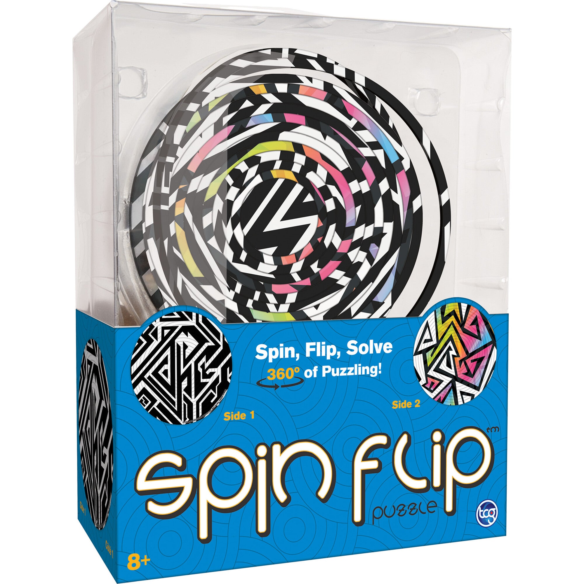 Spin Flip Puzzle: Abstract Fun