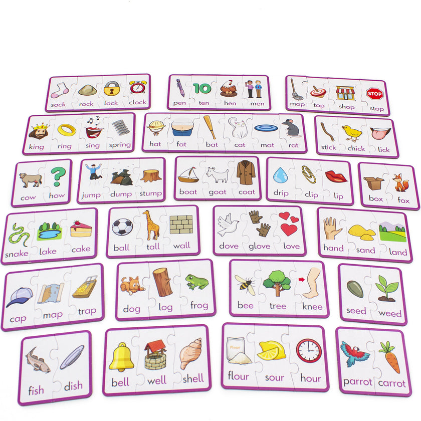 Rhyming Puzzles Educational Learning Set