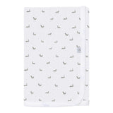 Little Gray Rabbit Pima Cotton Baby Blanket