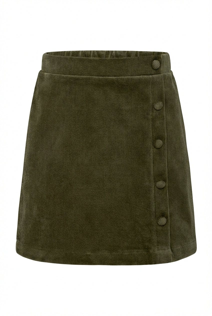 Reese Skirt Olive Cord