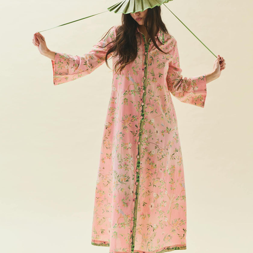 Birdie Dress, Peony Peacock x Larsen McDowell