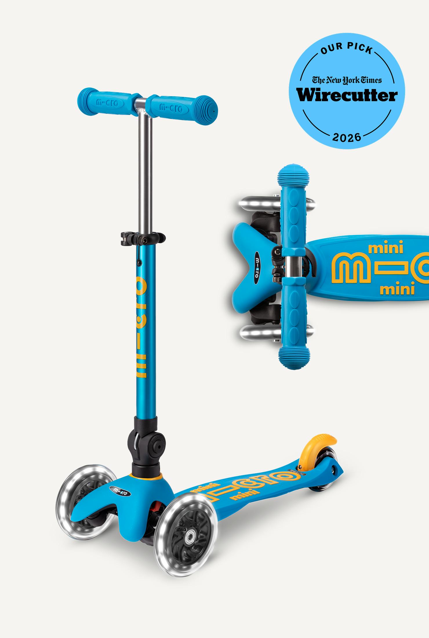 Micro Mini Foldable LED Scooter
