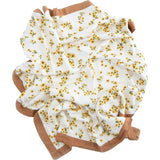 Deluxe Muslin Baby Quilt - Ditsy Sunflower
