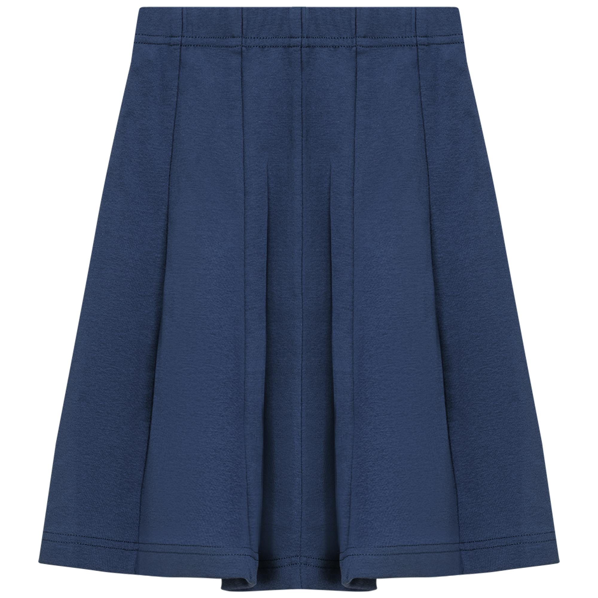 Ribbed Short Panel Skirt