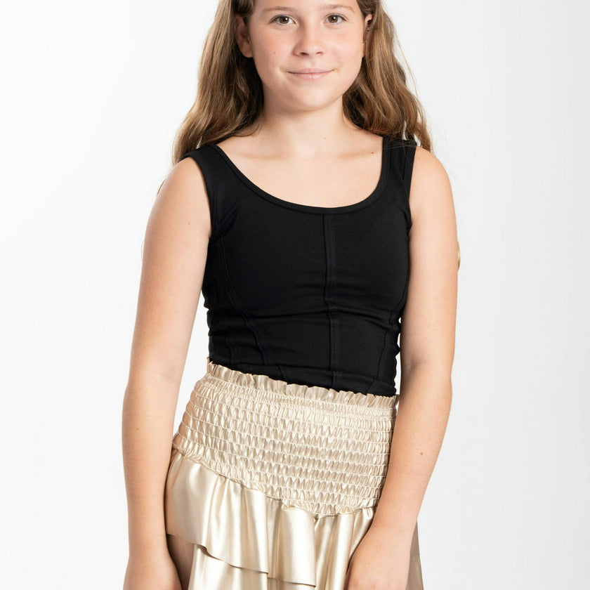 Kids Leather Julia Skirt