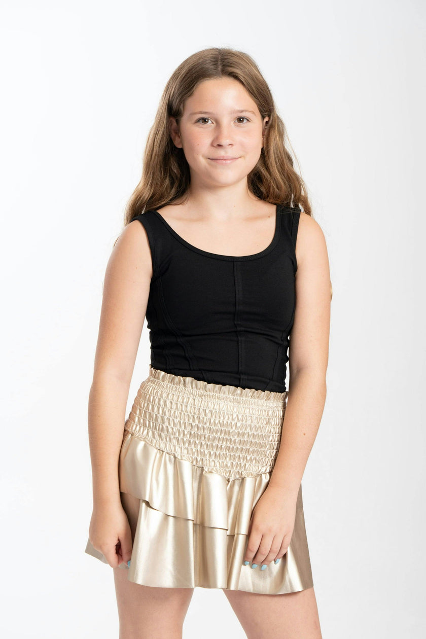 Kids Leather Julia Skirt