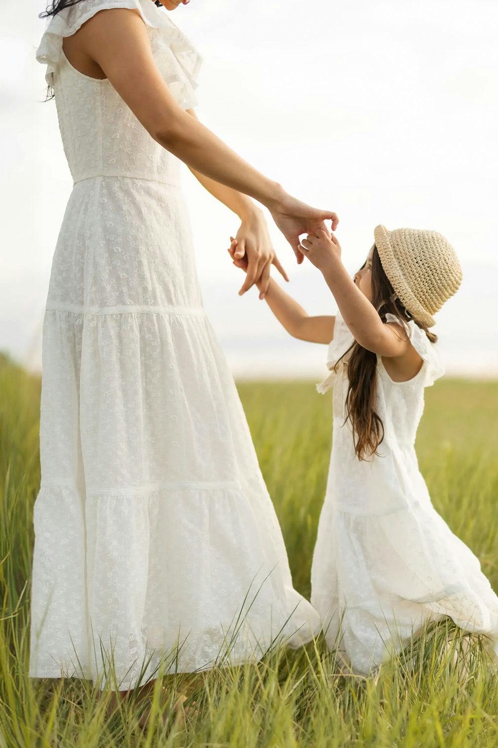 Mini Alaina Dress in Ivory